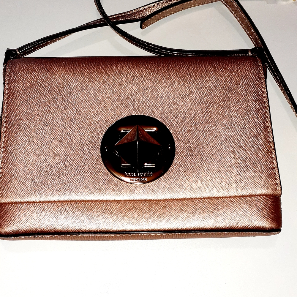 Kate Spade Rose Gold Crossbody Bag